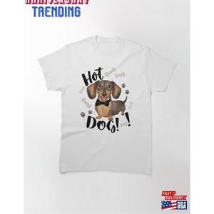 A Playful Dachshund Classic Tshirt Unisex